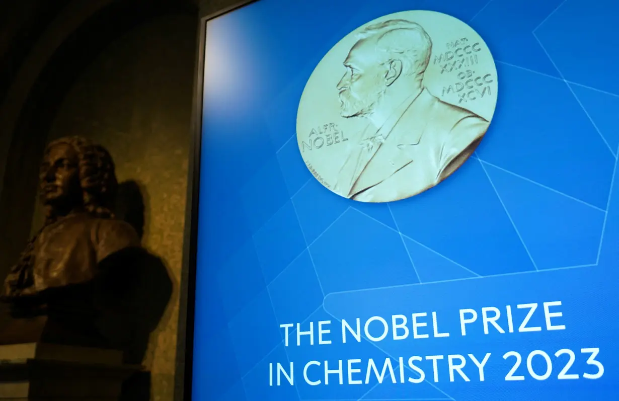 Nobel Chemistry prize awarded for 'quantum dots' that bring coloured light to screens