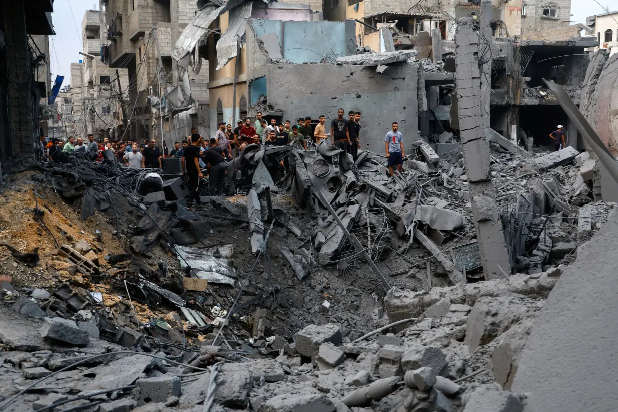 Aftermath of Israeli strikes in Gaza