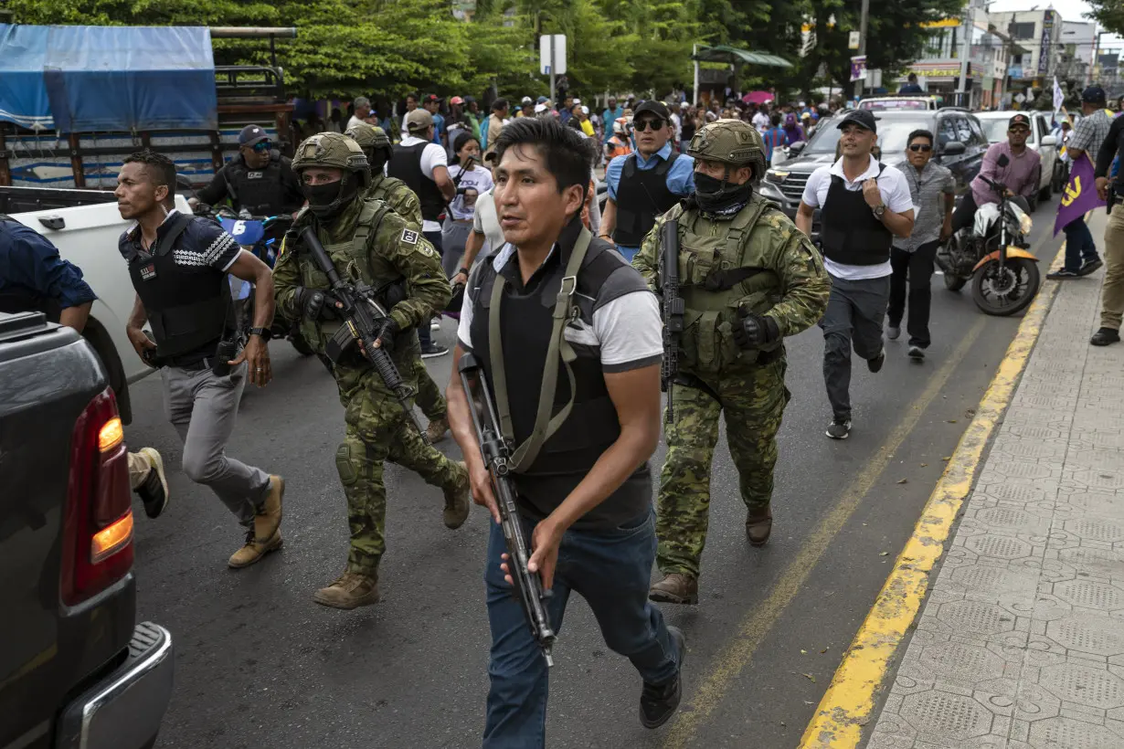 APTOPIX Ecuador Elections