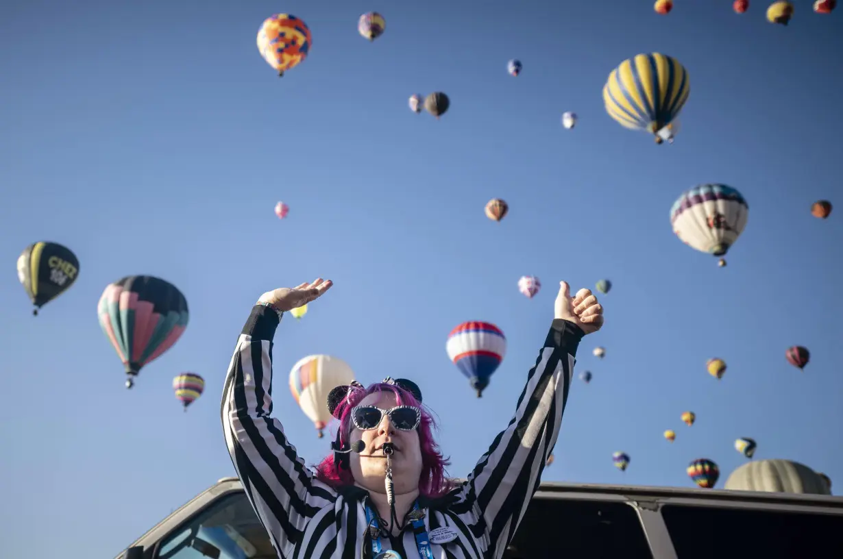 Albuquerque International Balloon Fiesta brings colorful displays to the New Mexico sky