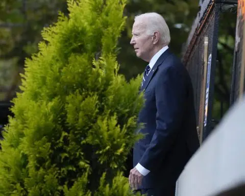 Biden tells a Broadway theater packed for fundraiser that Trump is determined to destroy the nation