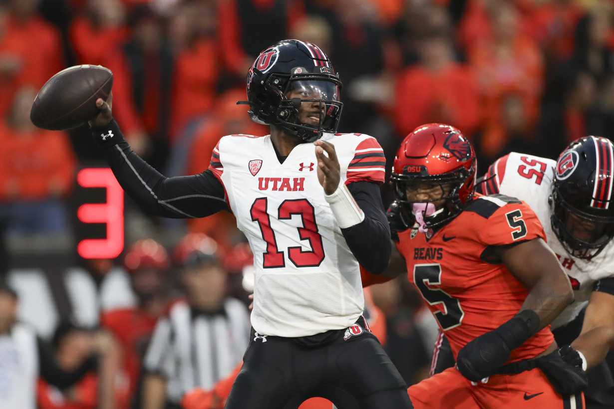 Silas Bolden has 2 TDs to help No. 19 Oregon State beat No. 10 Utah 21-7