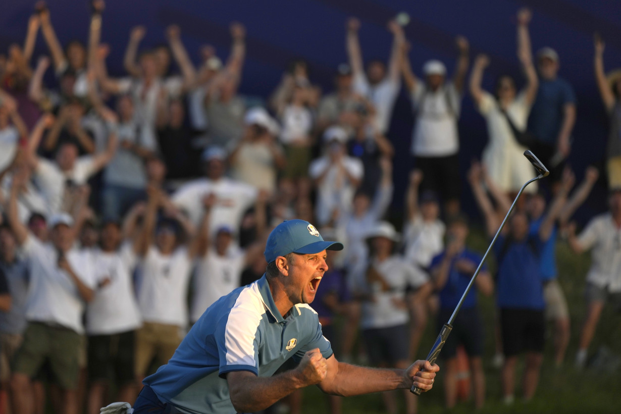 Europe strikes back in Ryder Cup and ties record for largest lead