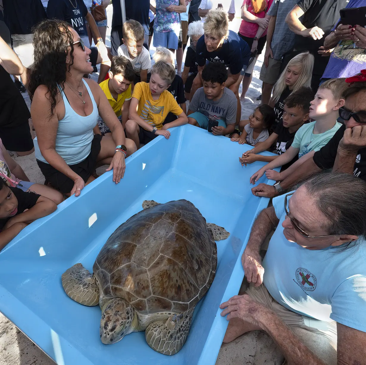 Diana Nyad marks anniversary of epic Cuba-Florida swim, freeing rehabilitated sea turtle in the Keys