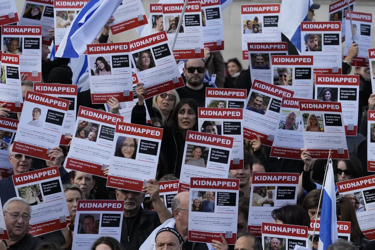 European cities see vigils to oppose antisemitism and rallies seeking relief for Gaza