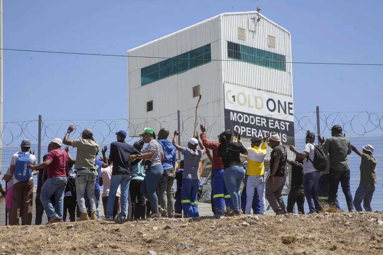 Hundreds of miners leave South Africa gold mine after being underground for 3 days in union dispute