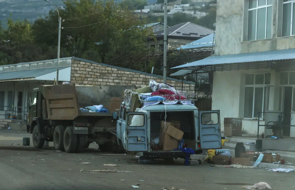 FILE PHOTO: Stepanakert city following mass exodus of ethnic Armenians from Nagorno-Karabakh