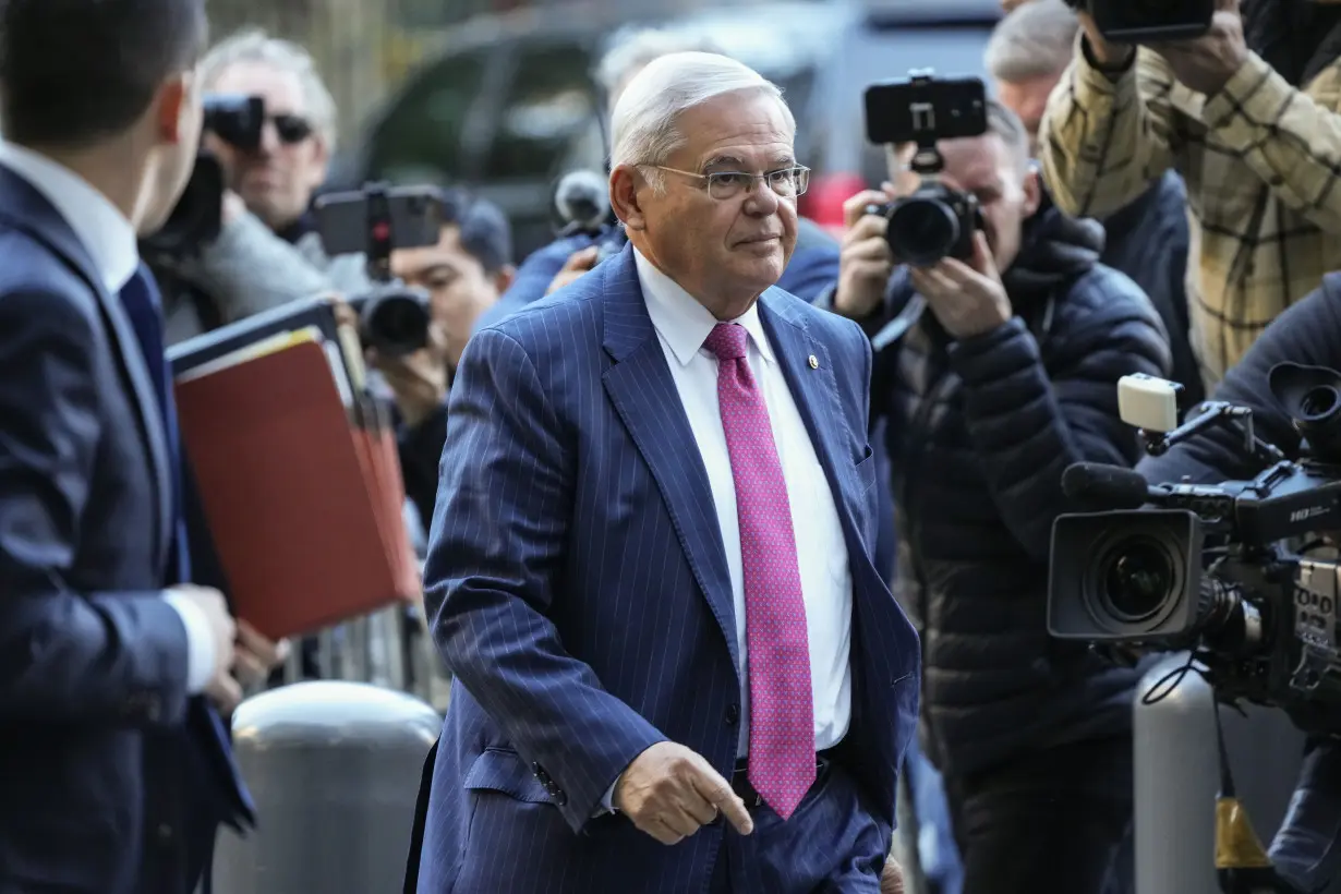 Sen. Menendez enters not guilty plea to a new conspiracy charge