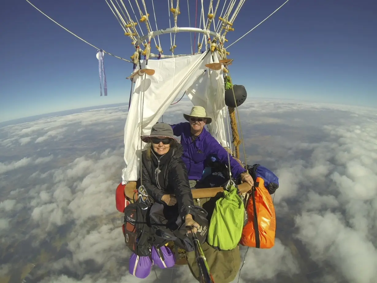 Elite pilots prepare for ‘camping out in the sky’ as they compete in prestigious ballooning race