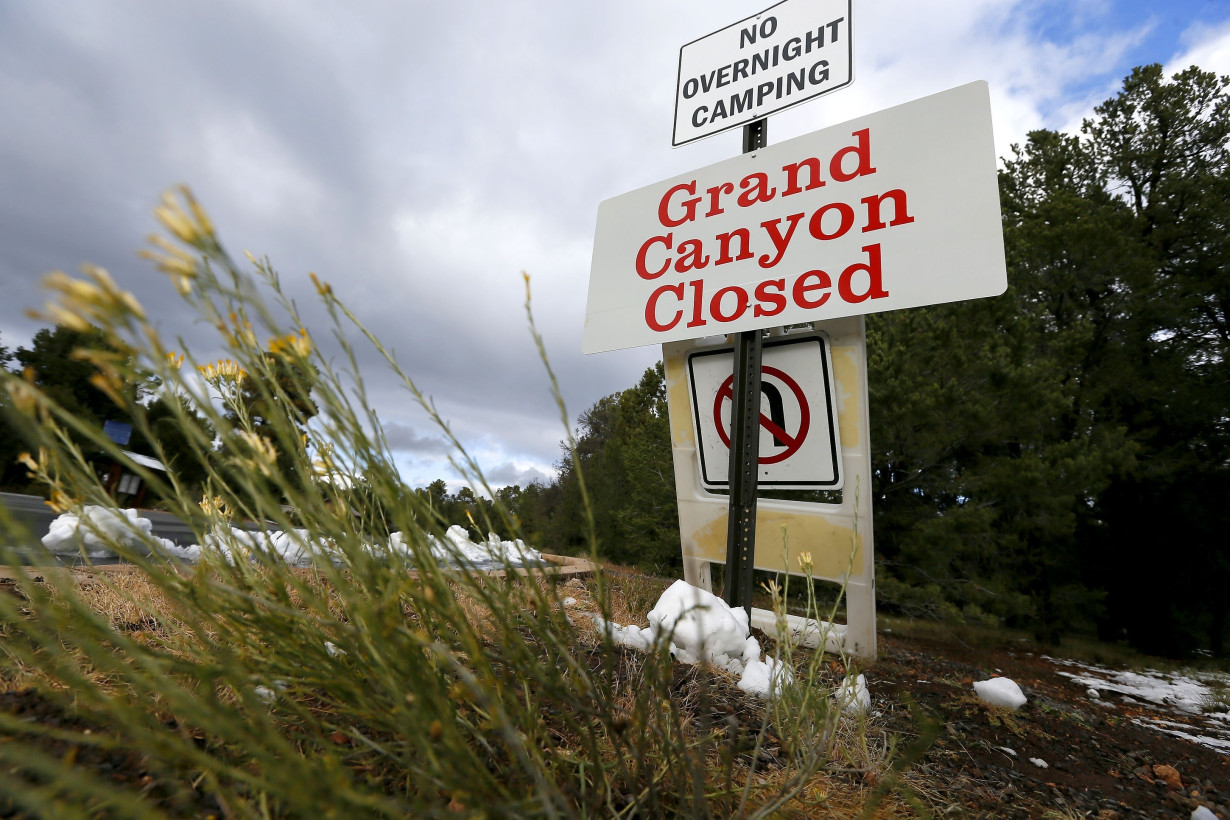 Gates will be locked and thousands of rangers furloughed at national parks if government shuts down