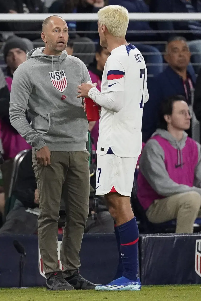 Gio Reyna scores twice in 4-0 rout of Ghana, his first US goals since family feud with Berhalter