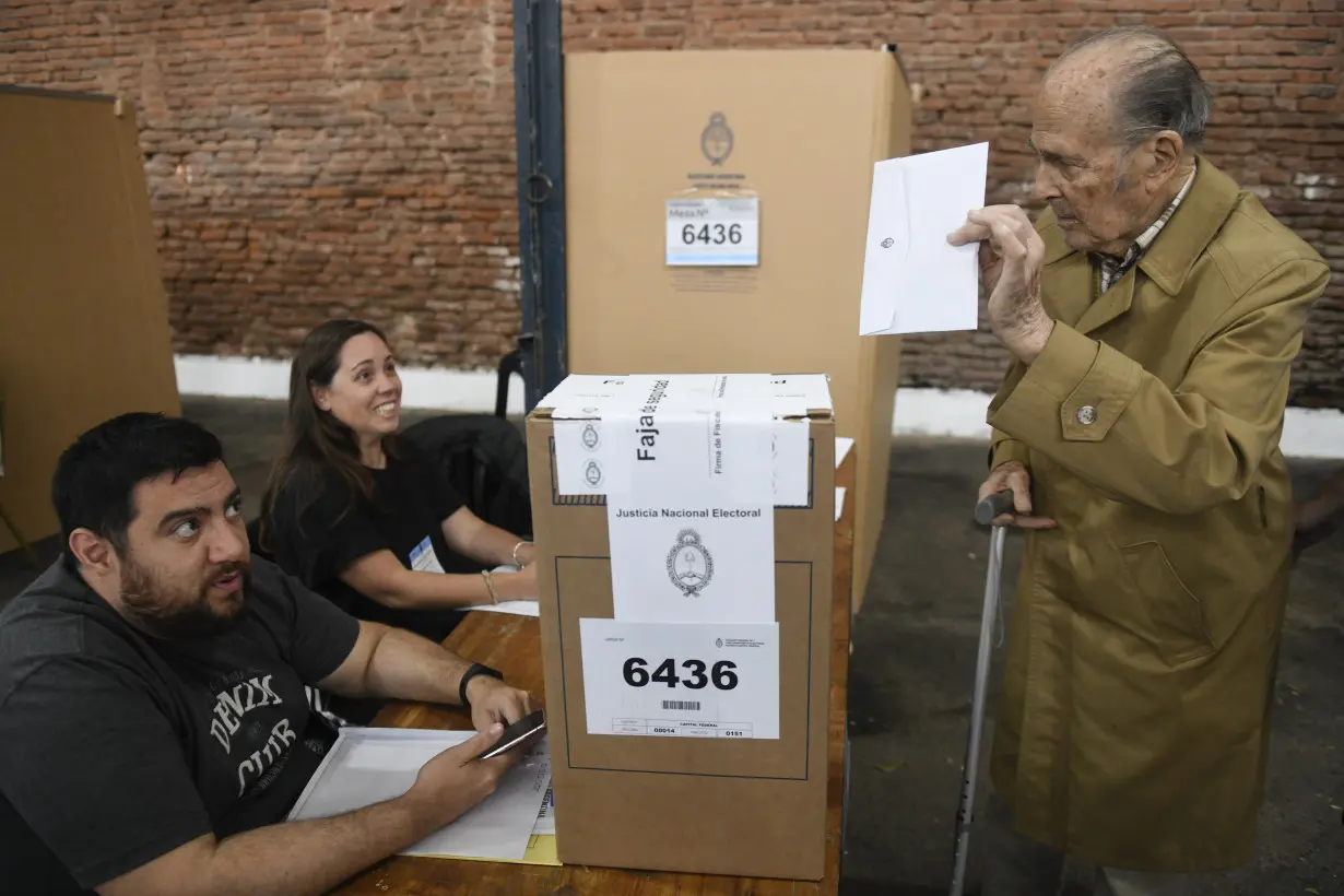 Economy minister surprises by beating populist in first round of Argentina's presidential election