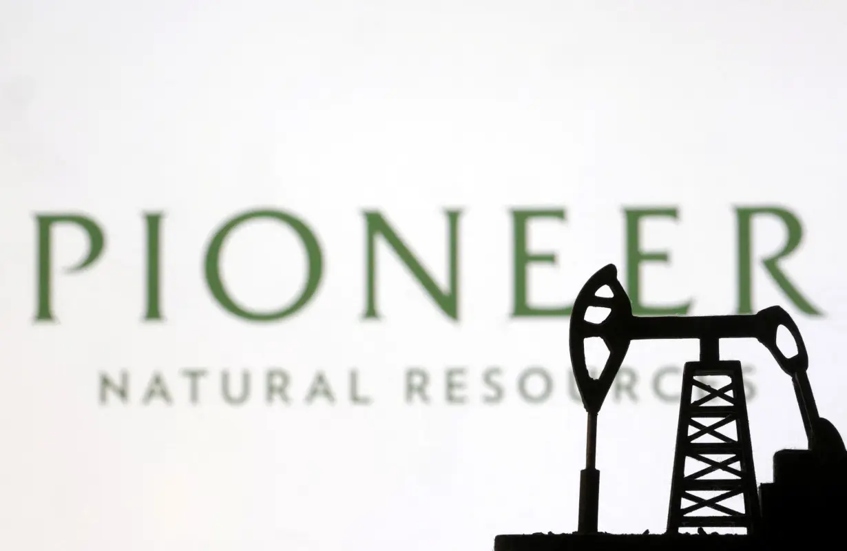 Illustration shows Pioneer Natural Resources logo