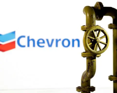 Chevron's third-quarter profit slumps, shares fall 6%