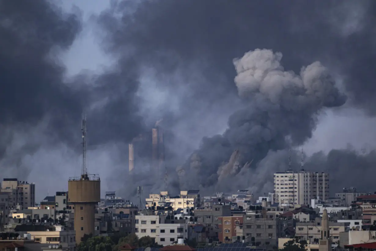 The morgue at Gaza's biggest hospital is overflowing as Israeli attacks intensify