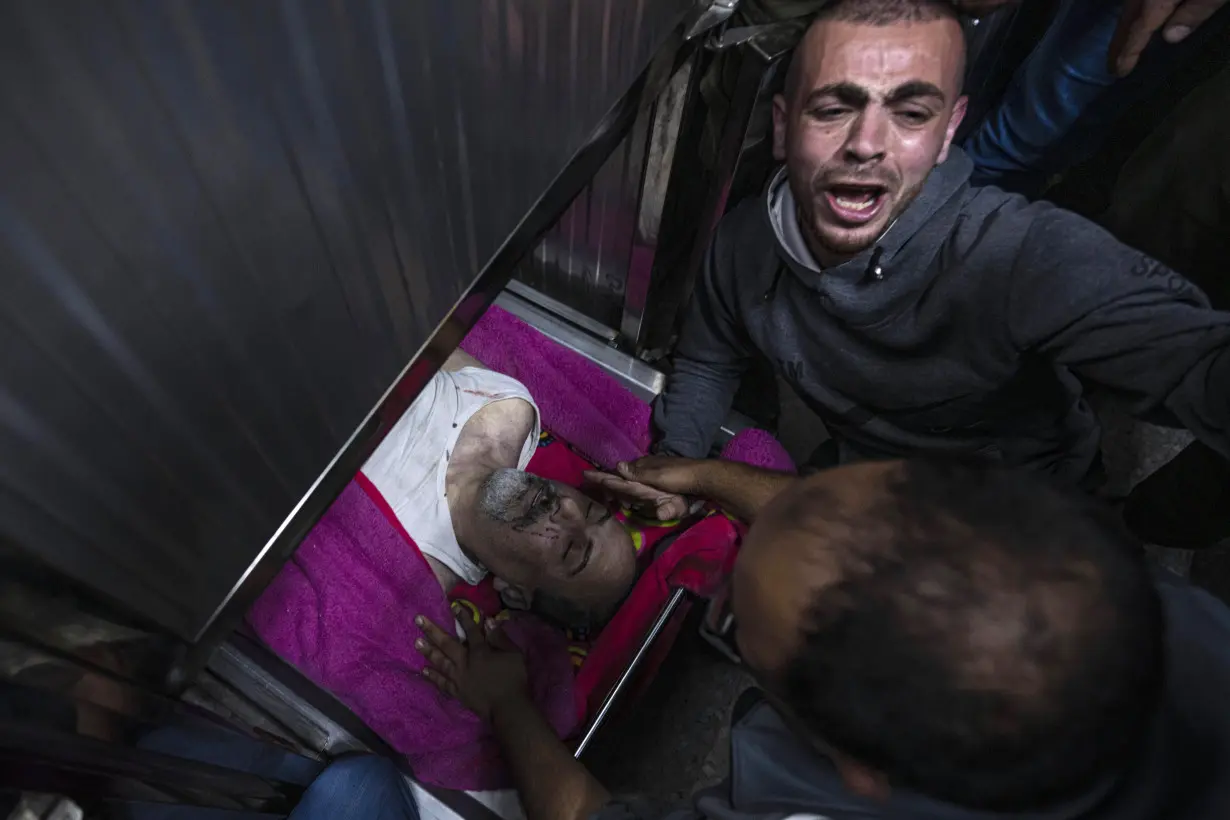 The morgue at Gaza's biggest hospital is overflowing as Israeli attacks intensify