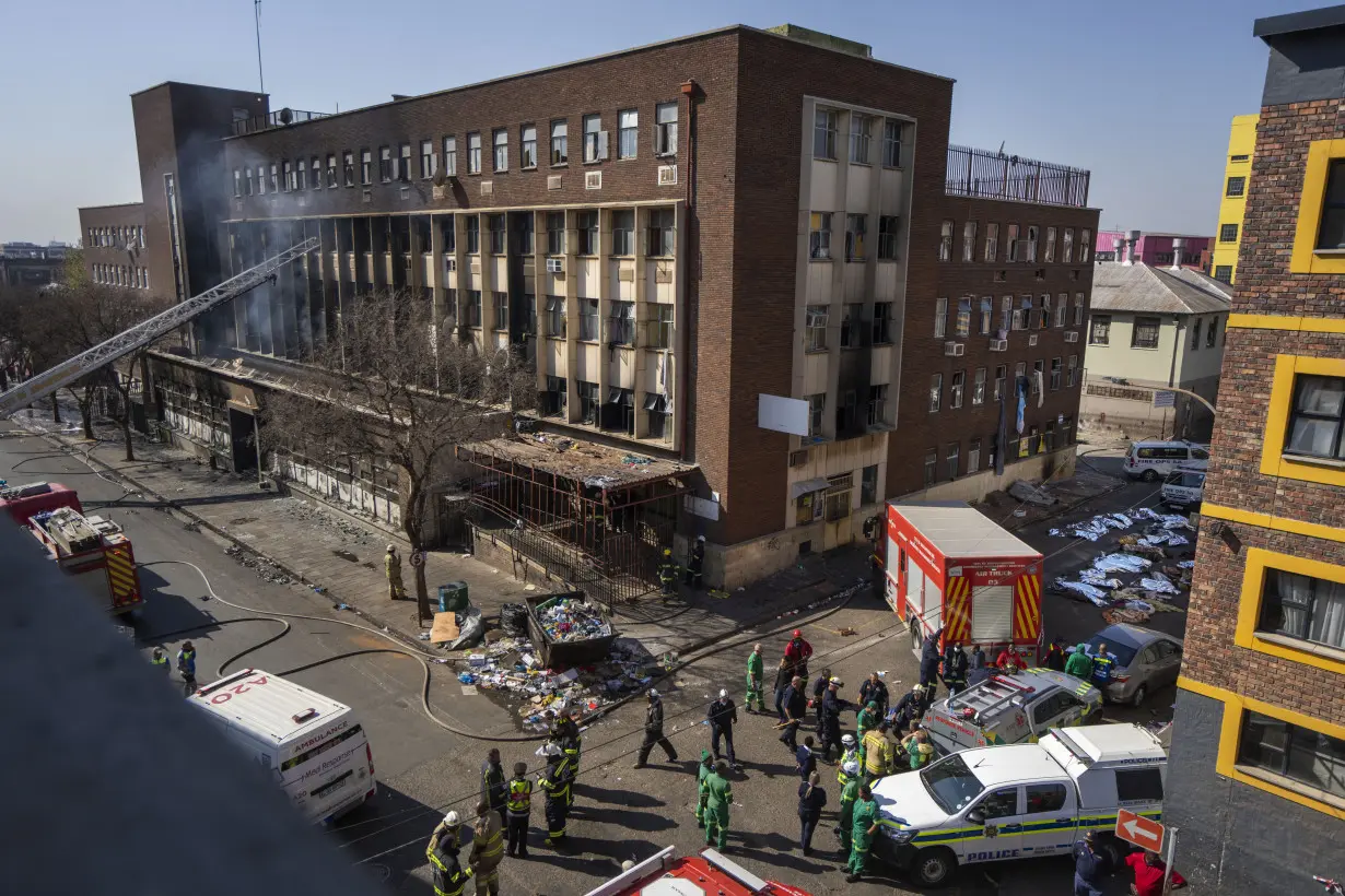 South Africa begins an inquiry into a building fire that killed 76 people in Johannesburg in August