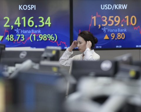 Stock market today: Asian shares are sharply lower, tracking a rates-driven tumble on Wall Street