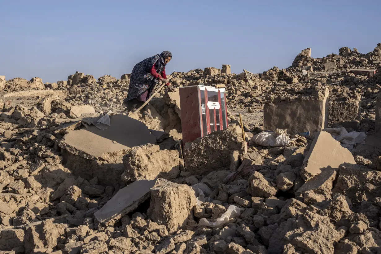 Another strong earthquake flattens homes and worsens misery in western Afghanistan