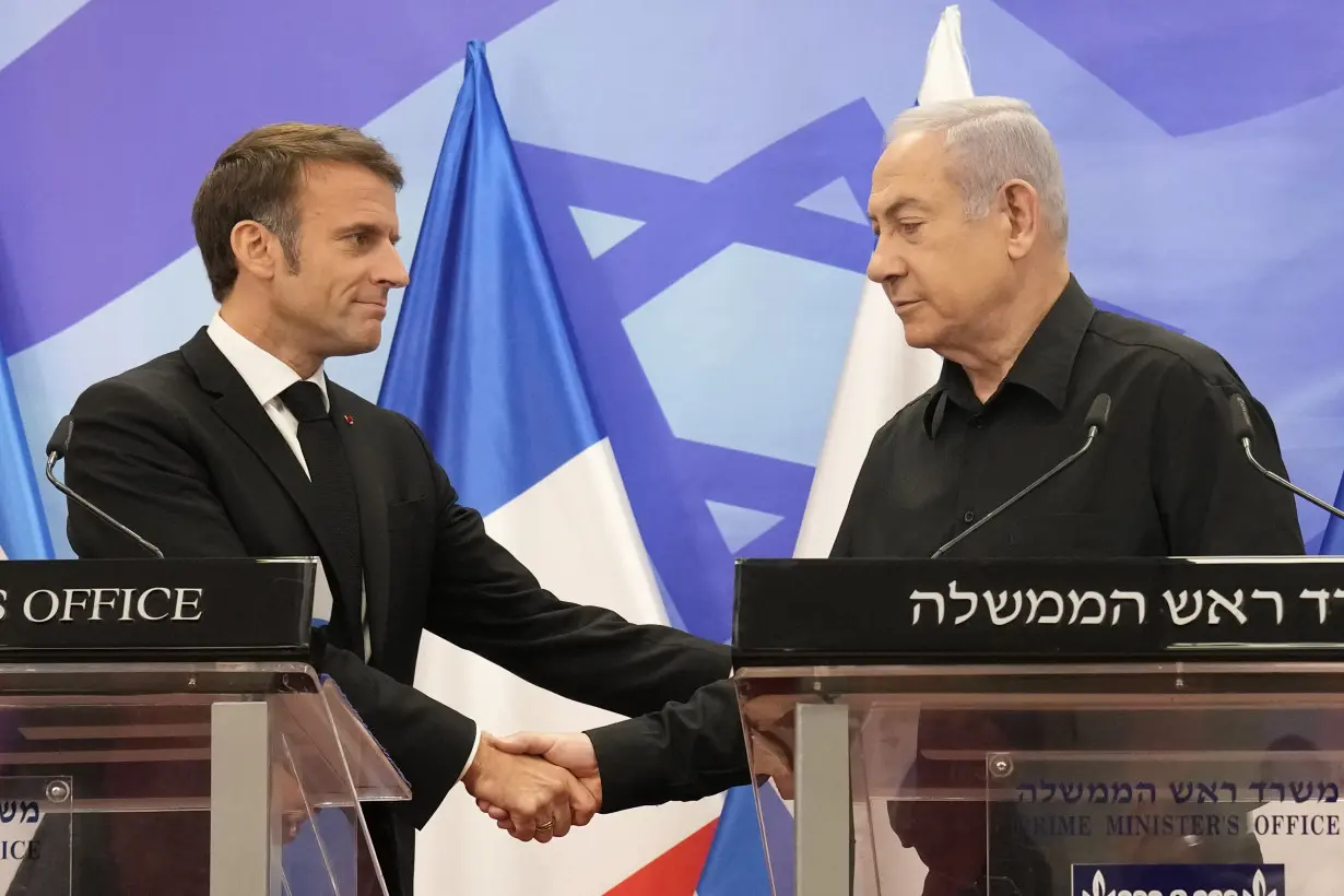 France's Macron seeks international support for his proposal to build a coalition against Hamas