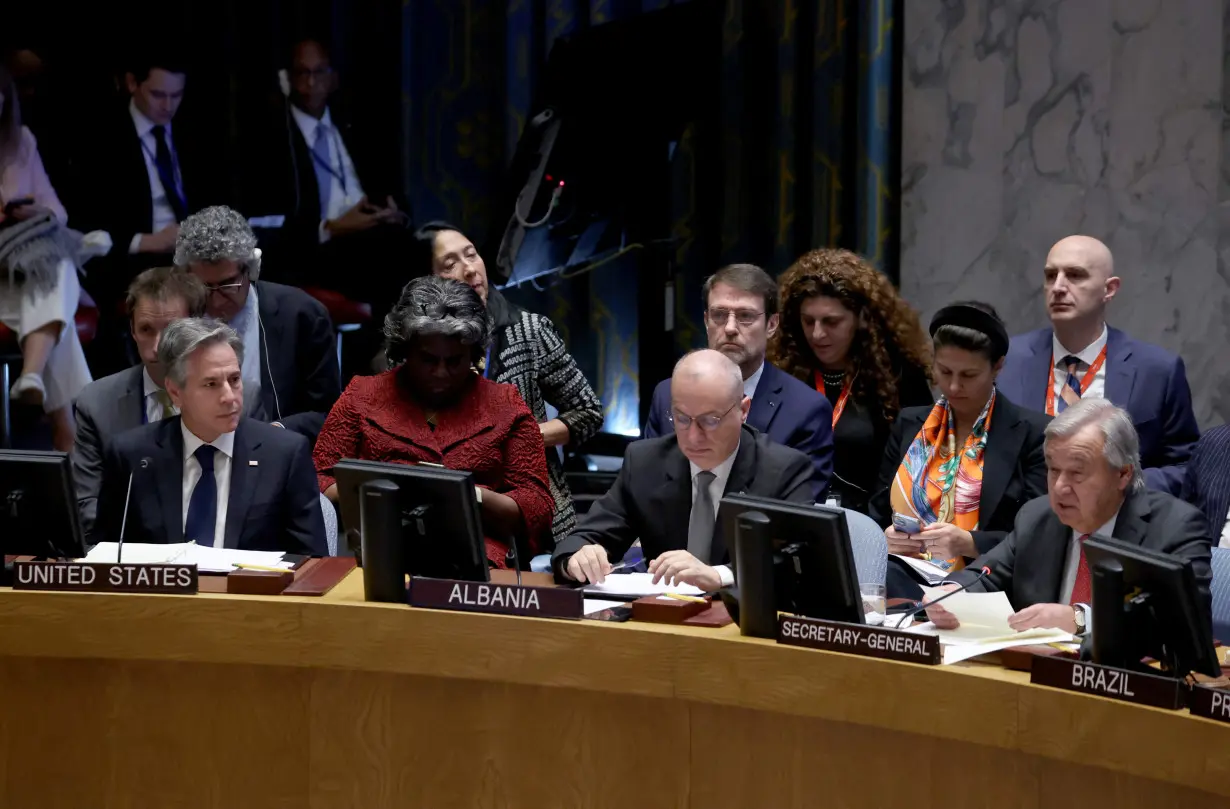 U.N. Security Council holds a quarterly open debate on the Middle East in New York