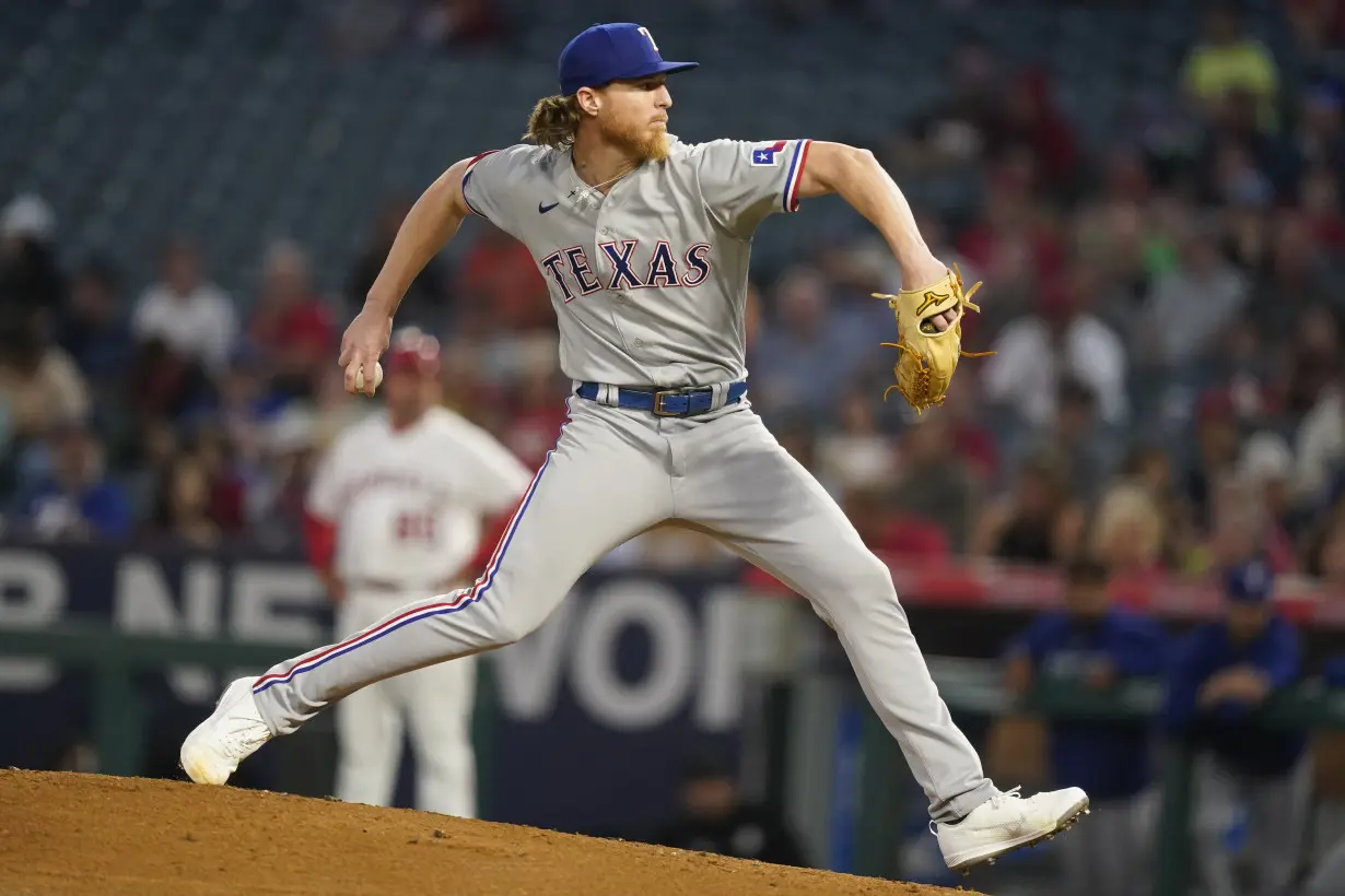 Rangers Angels Baseball