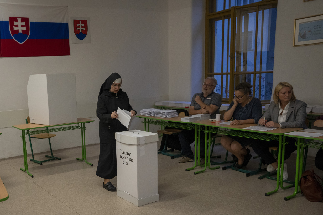 A populist, pro-Russia ex-premier looks headed for victory in Slovakia's parliamentary elections