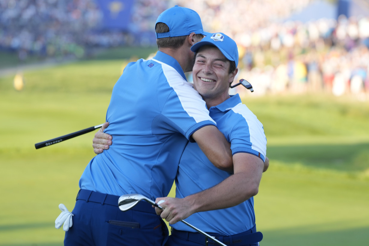 Live updates | McIlroy says Europeans won't be complacent after their 'amazing' Day 1 at Ryder Cup