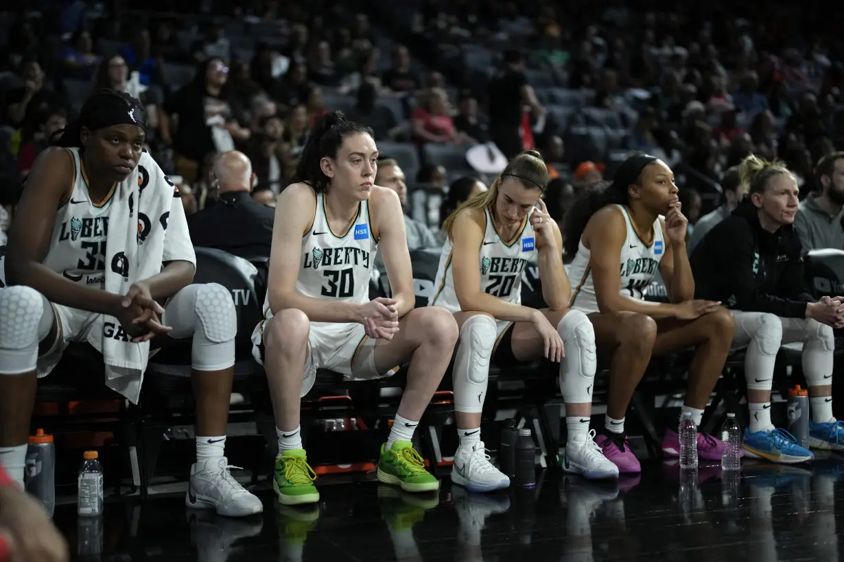 Aces rout Liberty 104-76, take 2-0 series lead in WNBA Finals