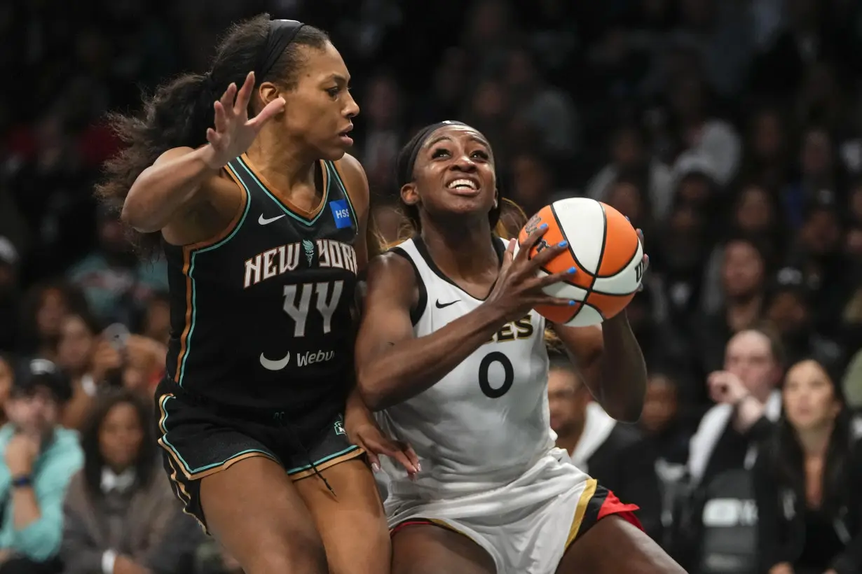 Las Vegas Aces become first repeat WNBA champs in 21 years, beating New York Liberty 70-69 in Game 4