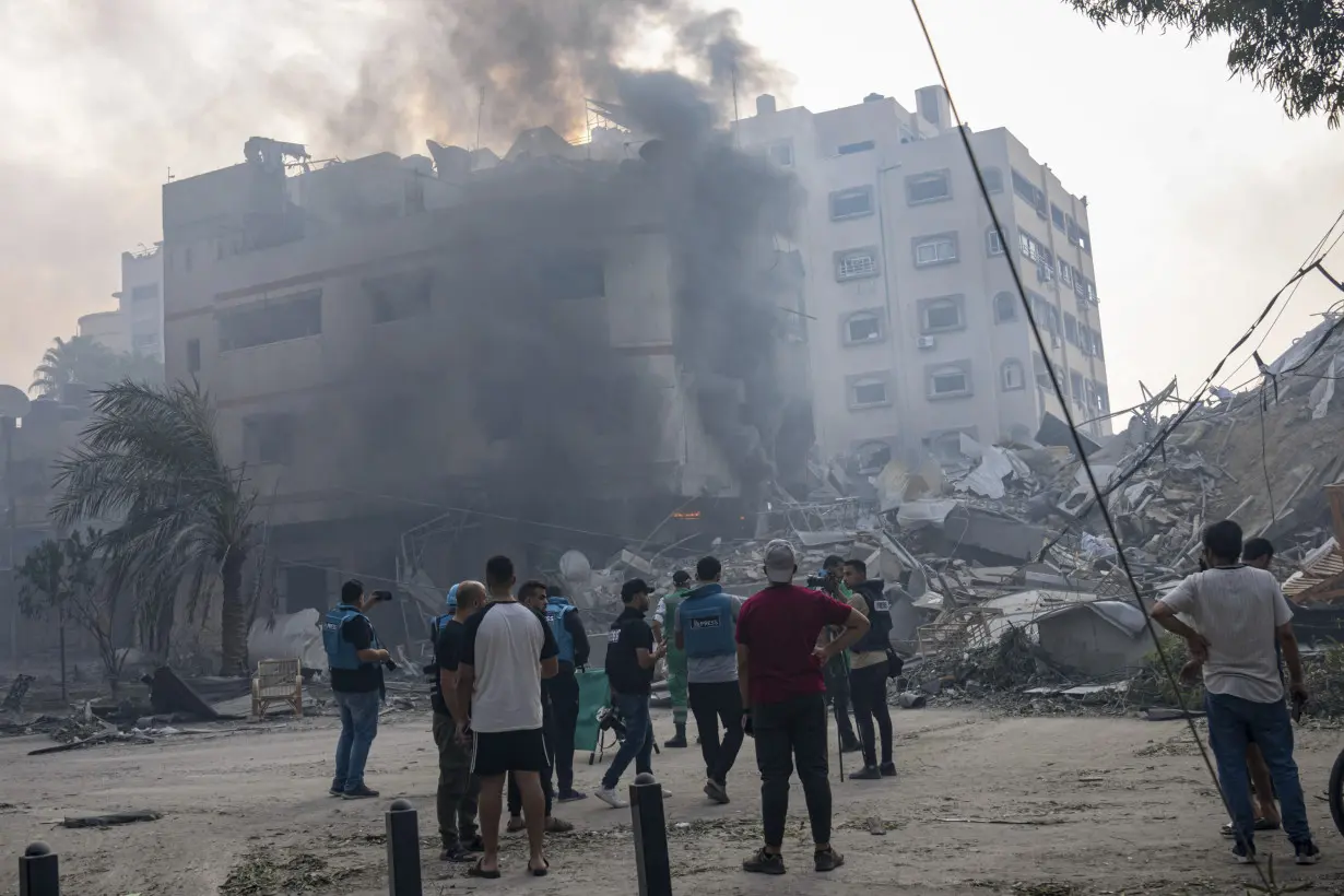 Journalists in Gaza wrestle with issues of survival in addition to getting stories out