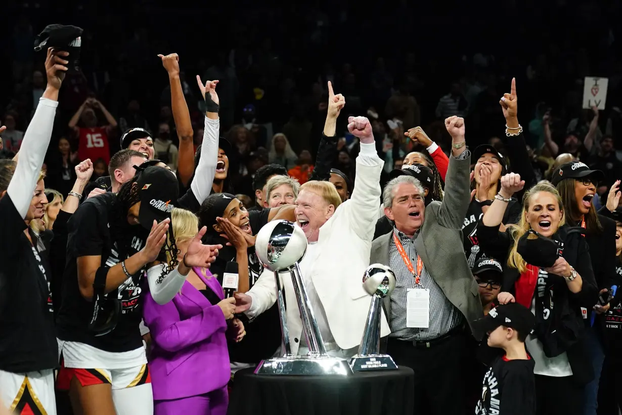 Las Vegas Aces become first repeat WNBA champs in 21 years, beating New York Liberty 70-69 in Game 4