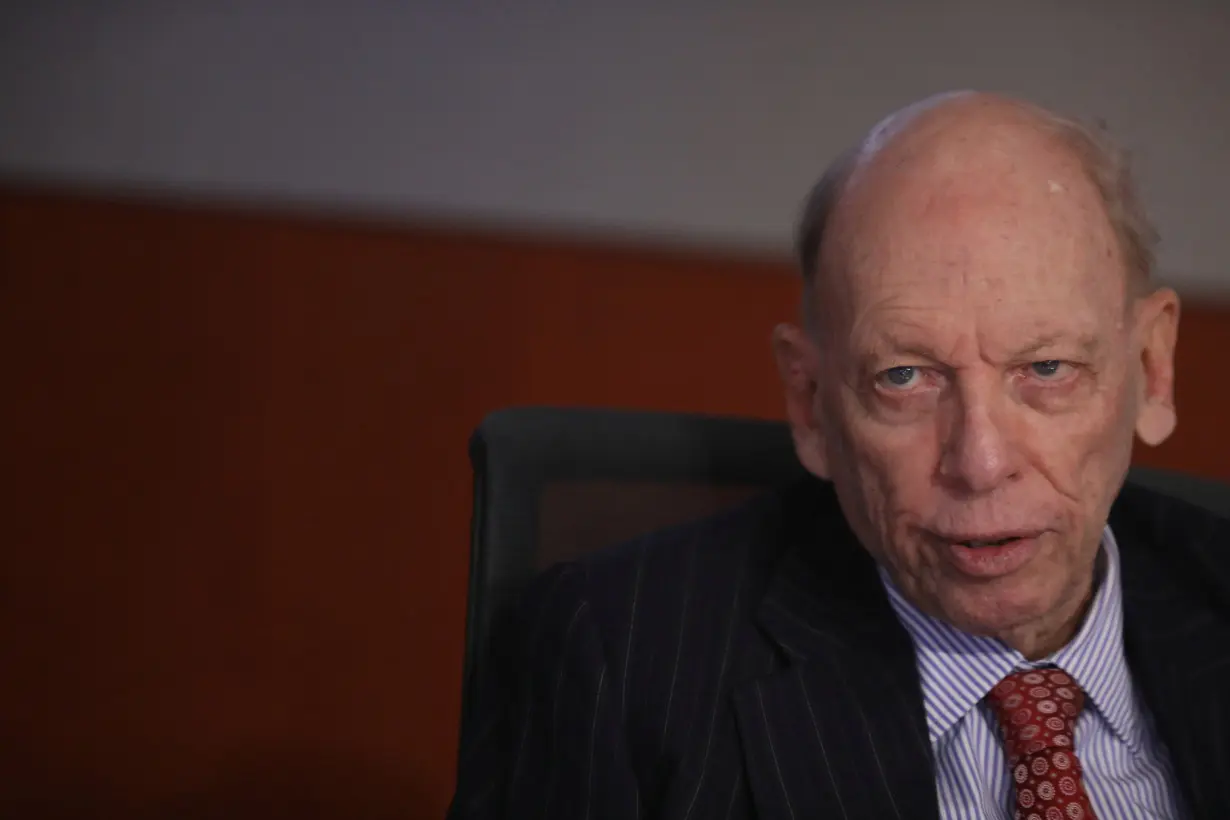 Byron Wien, Vice Chairman of Private Wealth Solutions group, speaks during the Reuters Global Investment 2019 Outlook Summit, in New York