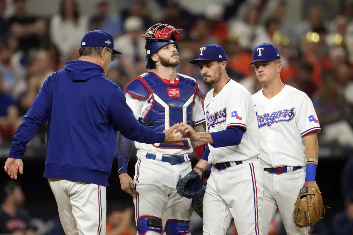 ALCS Astros Rangers Baseball