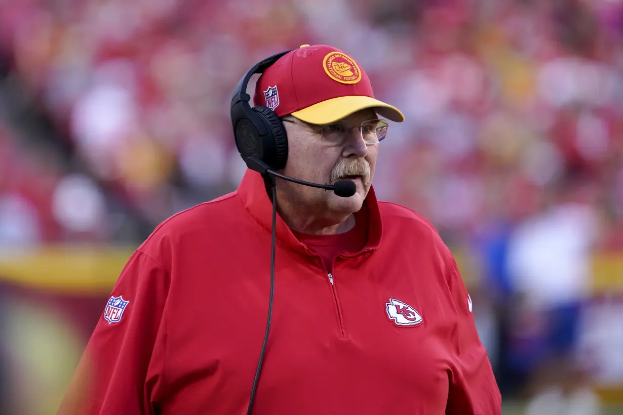 Andy Reid again lands the lead spot in AP’s NFL Top 5 head coach rankings