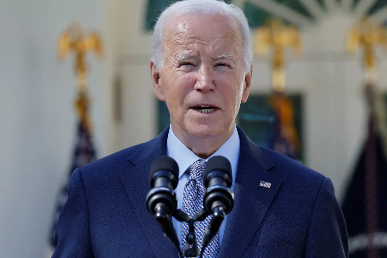 U.S. President Joe Biden delivers remarks on his efforts to curb so-called junk fees, in Washington