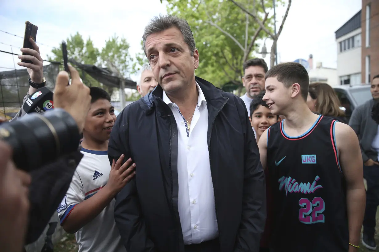 Economy minister surprises by beating populist in first round of Argentina's presidential election