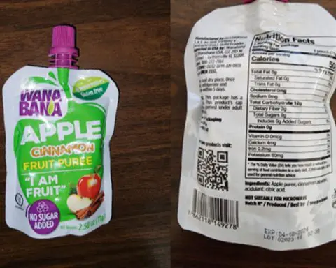 FDA says WanaBana fruit puree pouches may contain dangerous levels of lead