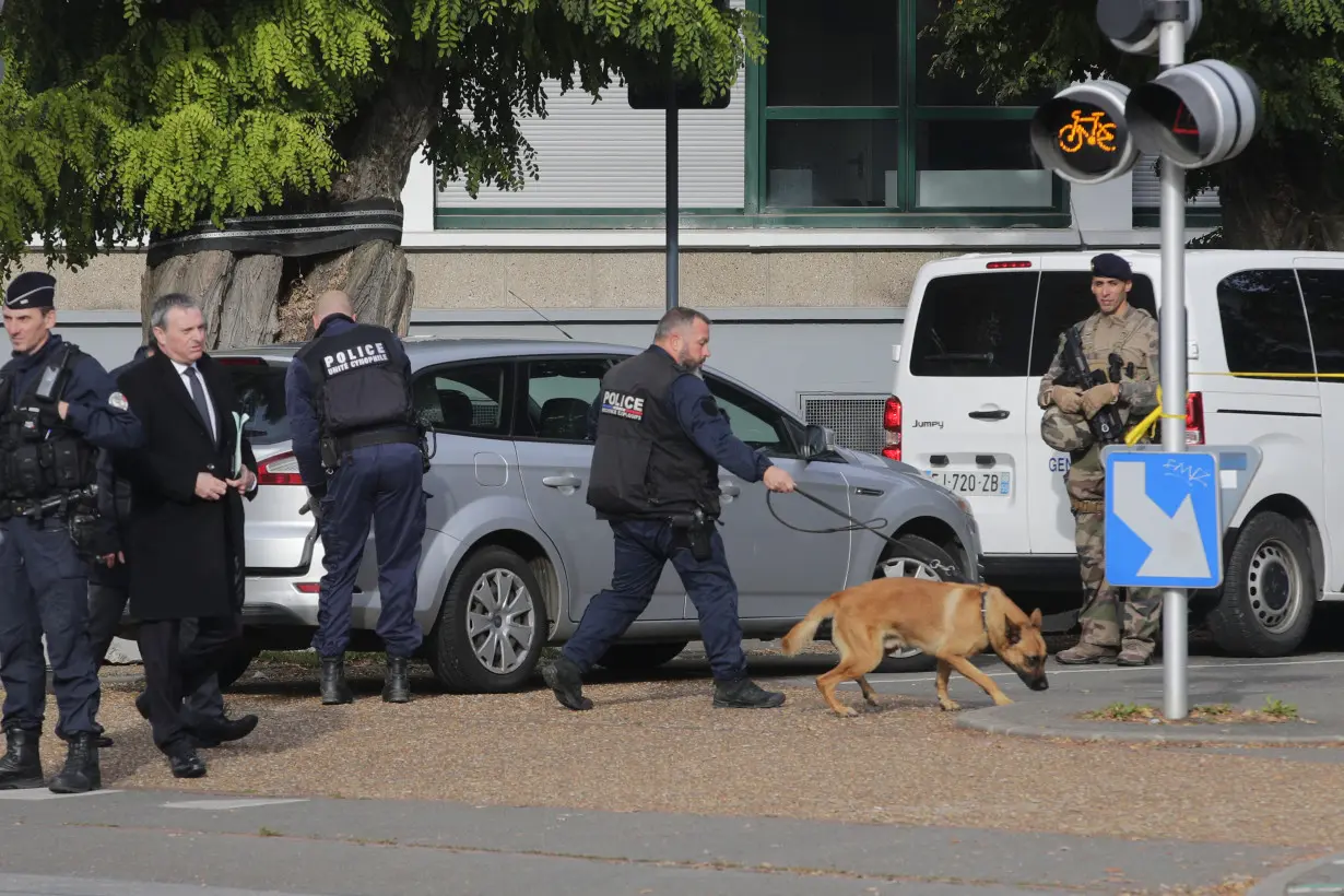 France's Macron holds security meeting amid heightened alert after deadly school stabbing