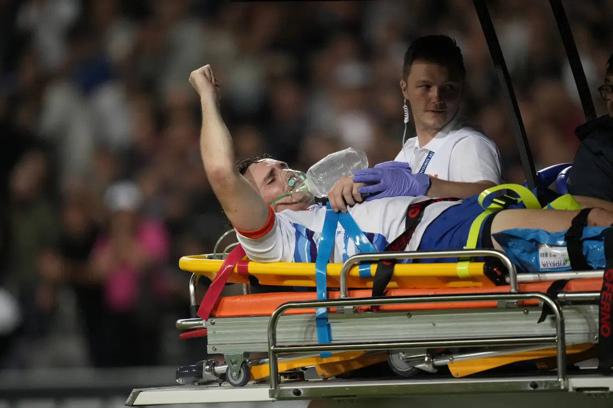 Slippery stairs, spider bite, tackles and bad luck knock out players at the Rugby World Cup