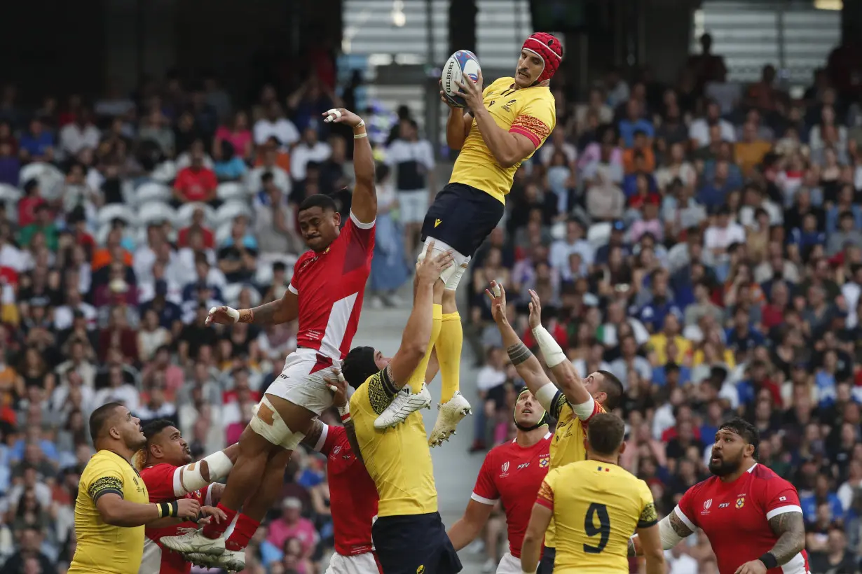 Rugby RWC Tonga Romania