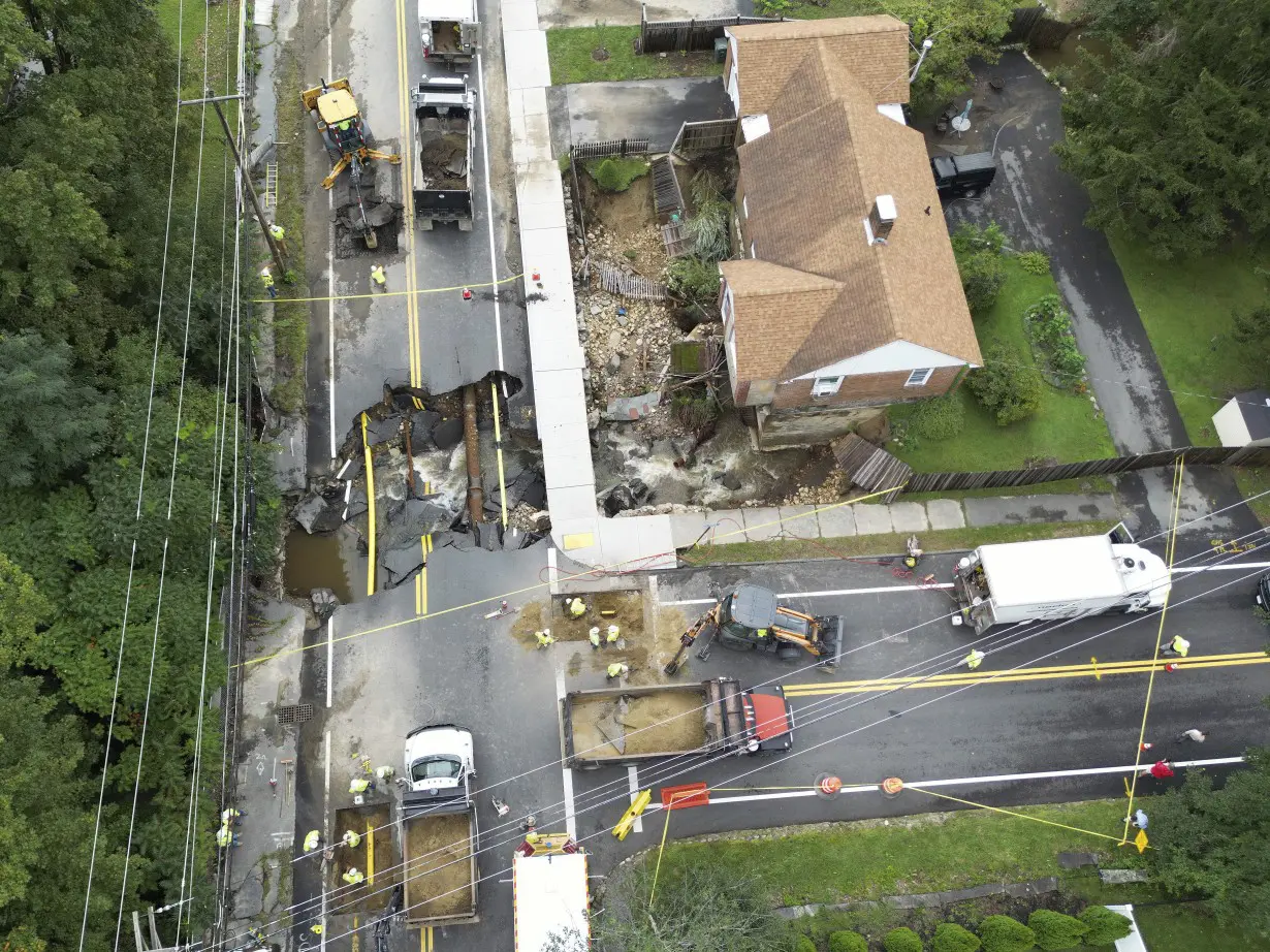 Rain-soaked New England hit by likely tornado amid wild weather ahead of Hurricane Lee's arrival