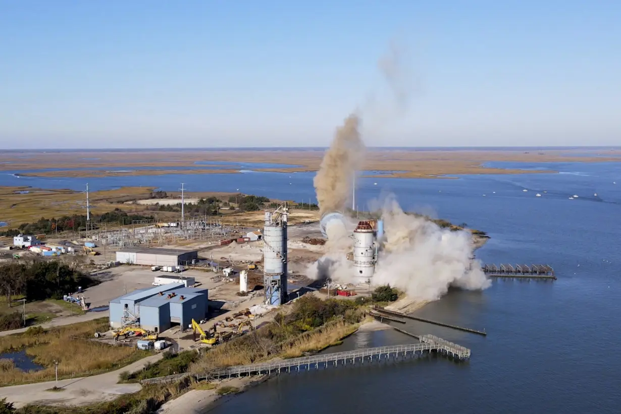 Former coal-fired power plant razed to make way for offshore wind electricity connection