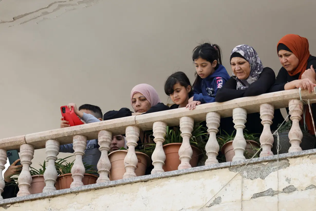 Funeral of a Palestinian who was killed by Israeli forces, near Ramallah