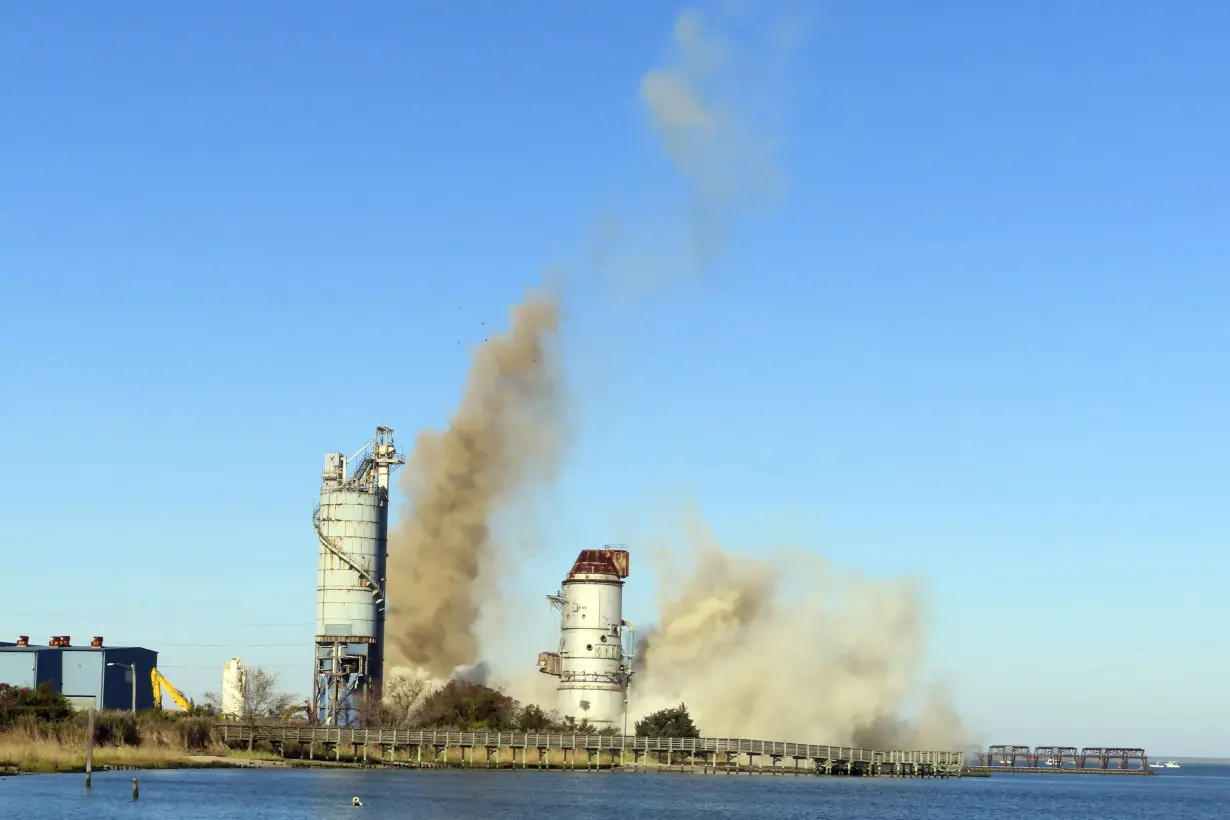 Former coal-fired power plant razed to make way for offshore wind electricity connection