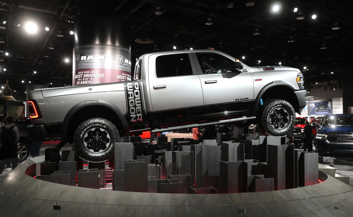 Ram Power Wagon shown at the North American International Auto Show in Detroit, Michigan