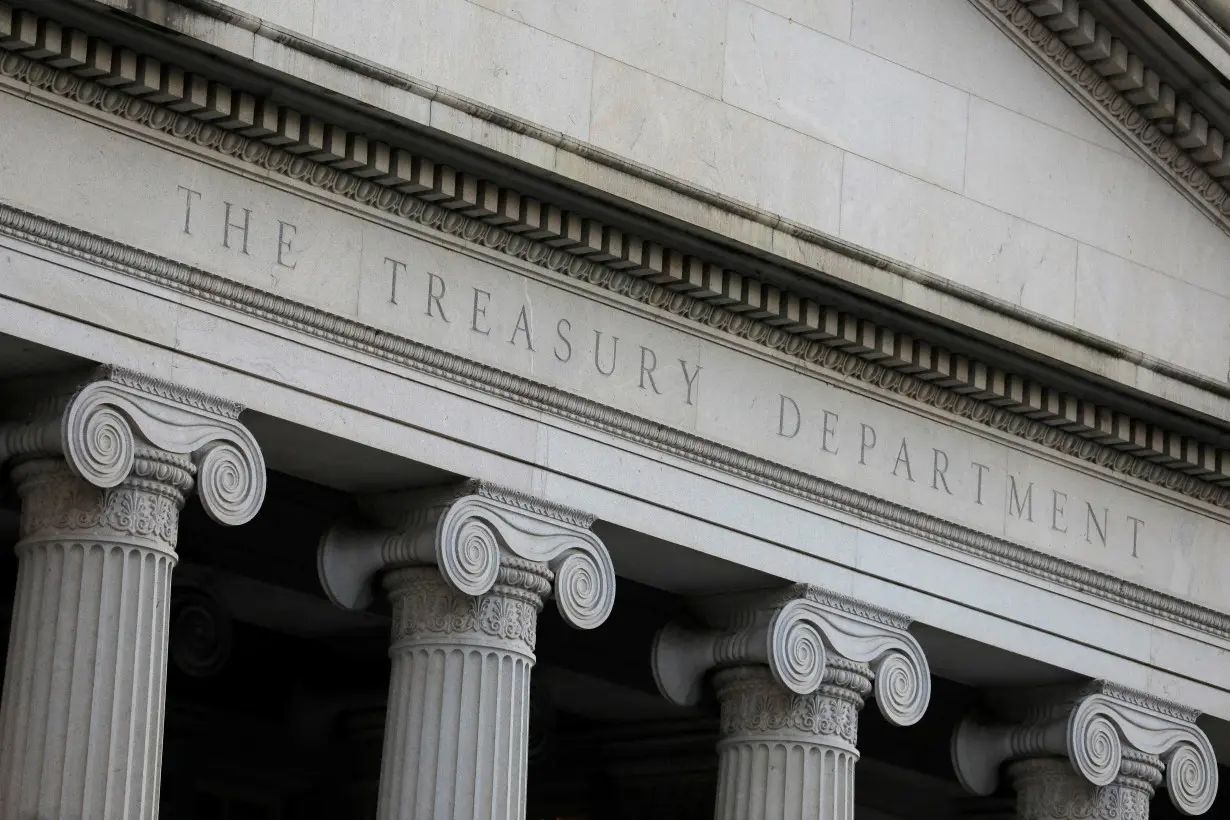 The United States Department of the Treasury is seen in Washington, D.C.