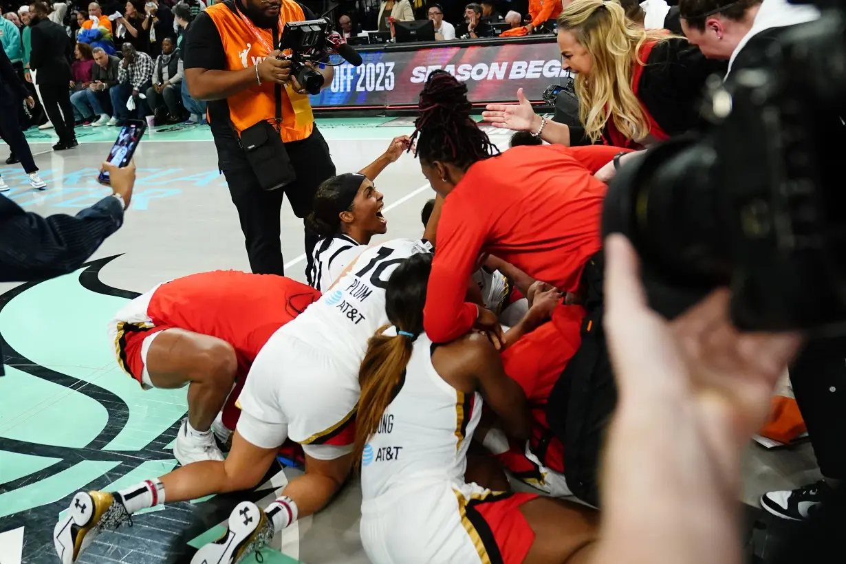 Las Vegas Aces become first repeat WNBA champs in 21 years, beating New York Liberty 70-69 in Game 4