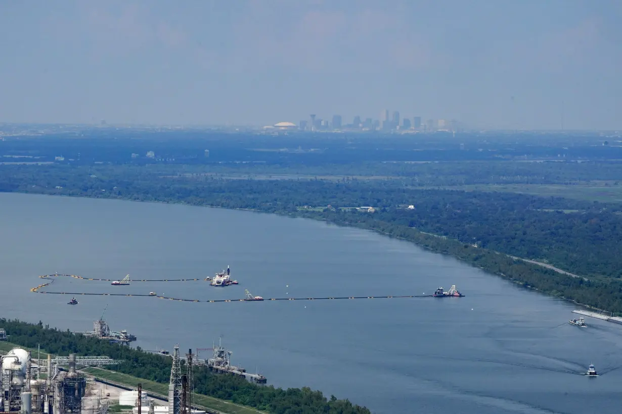 A salty problem for people near the mouth of the Mississippi is a wakeup call for New Orleans