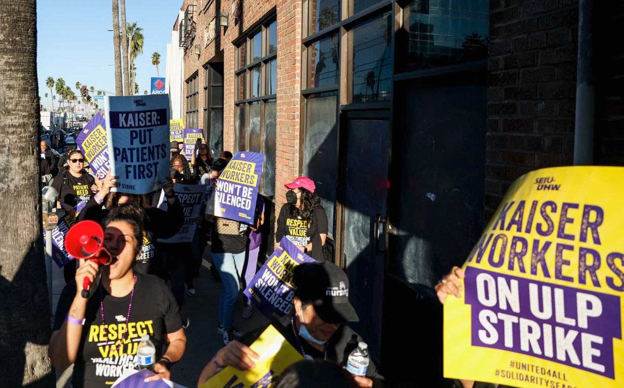 Kaiser Permanente says talks break off with unions for 75,000 striking workers